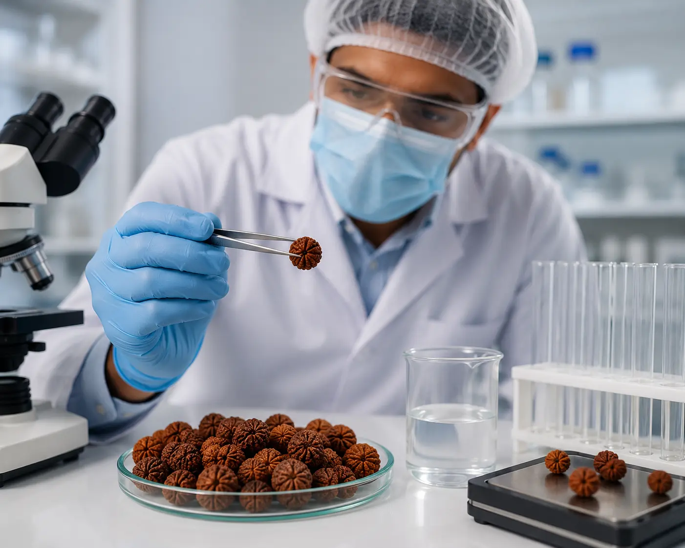 Rudraksha Testing